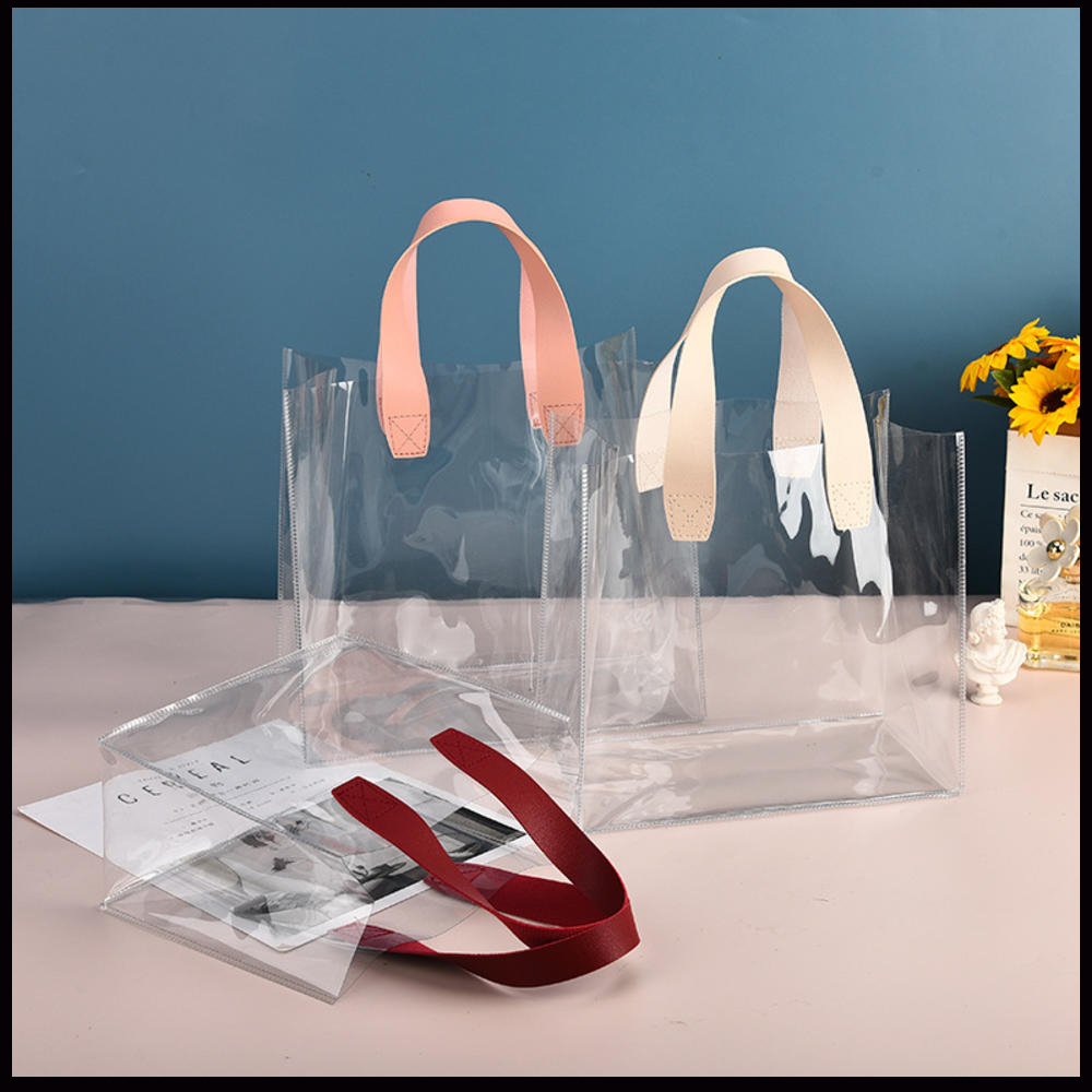 Jelly Bag Clear Pvc - Fourre-tout en PVC transparent de grande