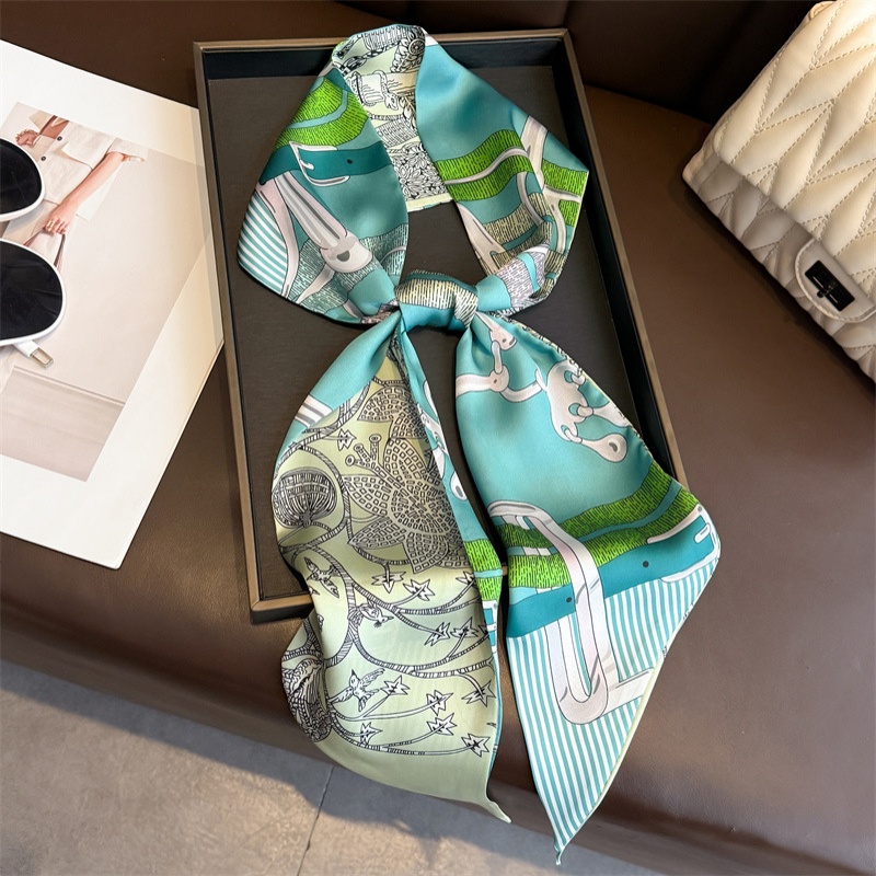 Women Bags H&M - Écharpe en soie imprimée double face
