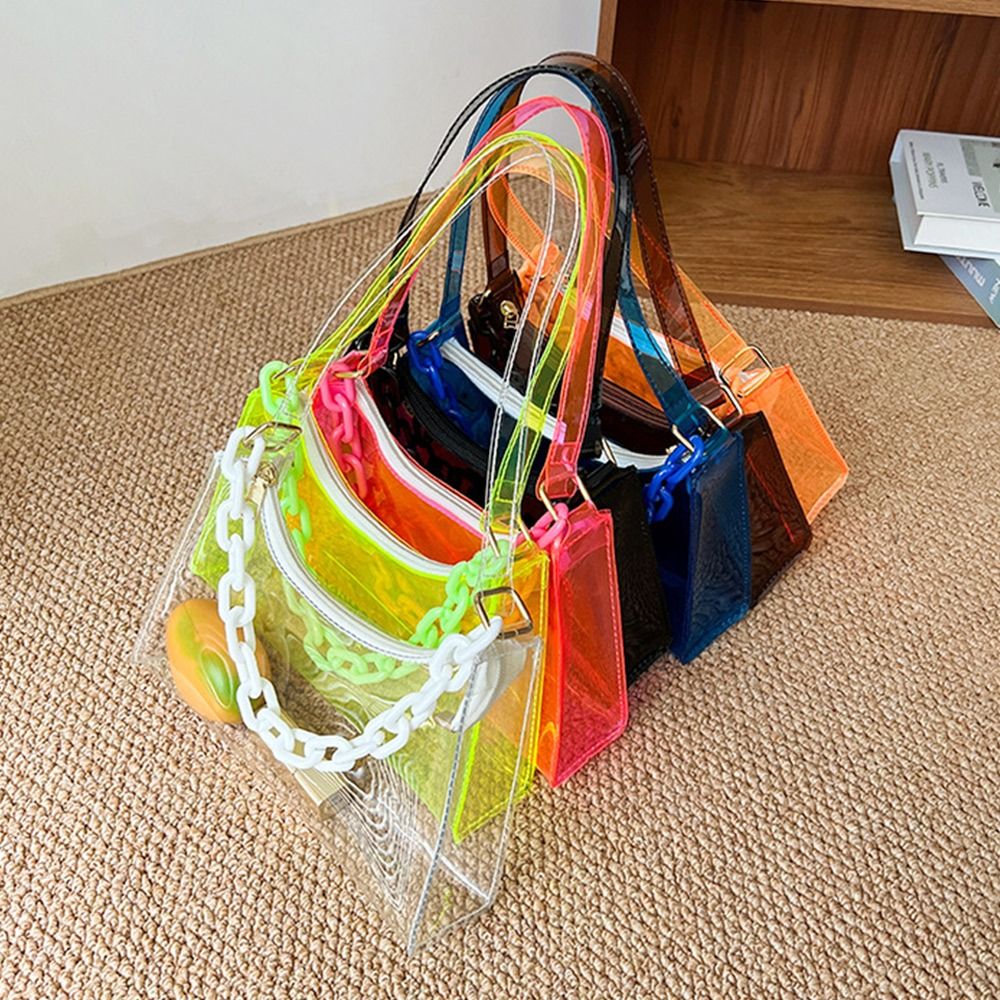 Jelly Bag Clear Pvc - Mode dames gelée sacs PVC clair