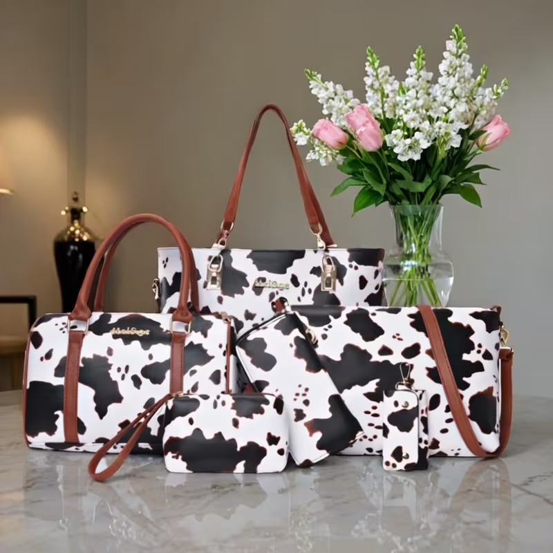 Women Bags Crossbody - Ensemble de 6 sacs fourre-tout en