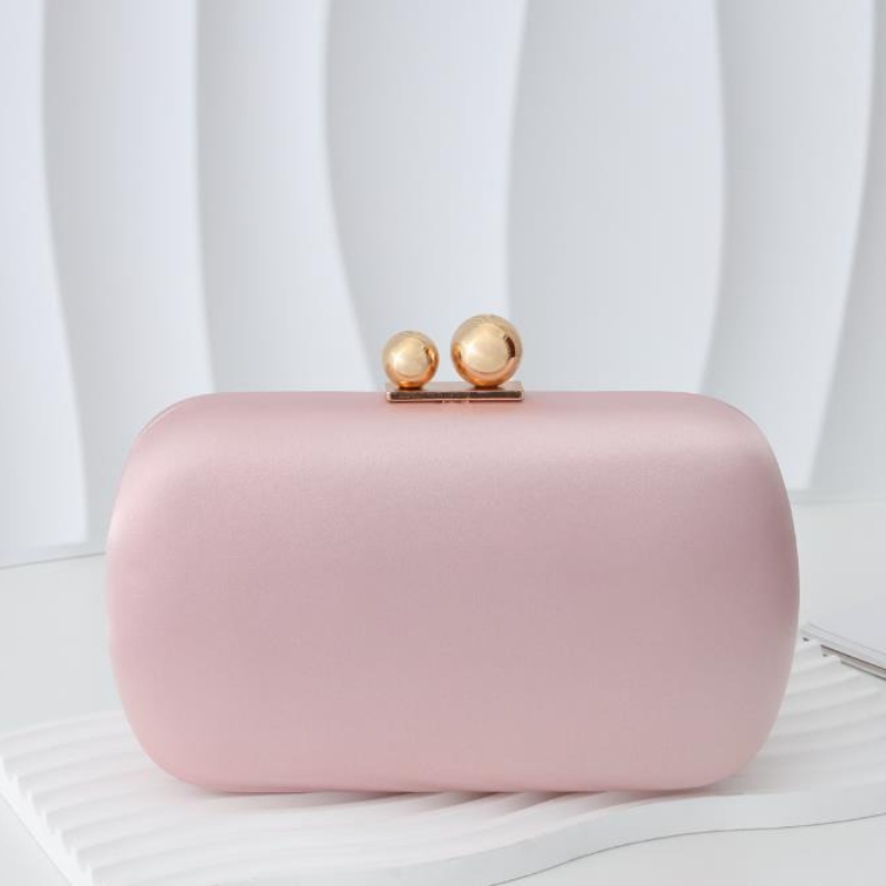 Women Bags Gold - Sacs de soirée élégants en satin