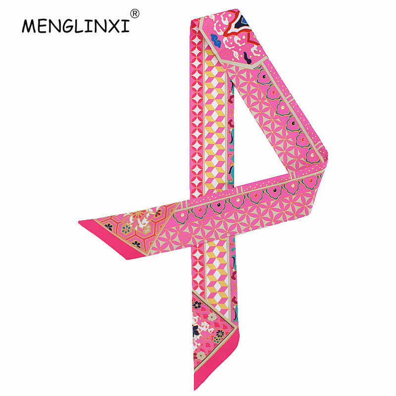 Women Bags Online - Nouveau foulard en soie imprimé Floral