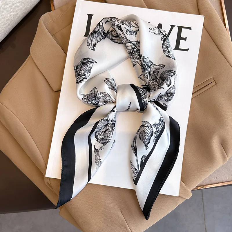 Women Bags Online - Foulard Carré à Imprimé Floral de