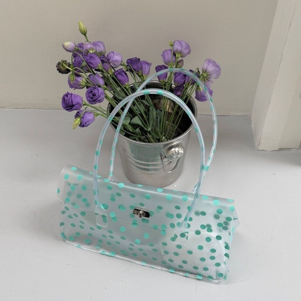 Jelly Bag Clear Pvc - Sac à bandoulière transparent en PVC,