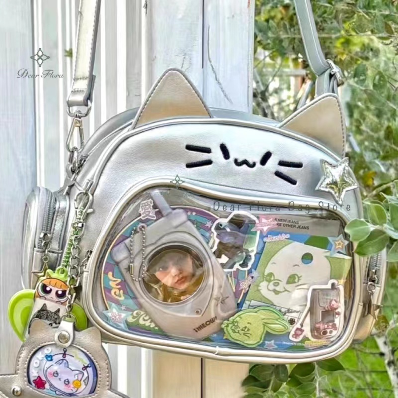 Y2K-Sac à bandoulière chat Kaw - Women Bags White avis et prix