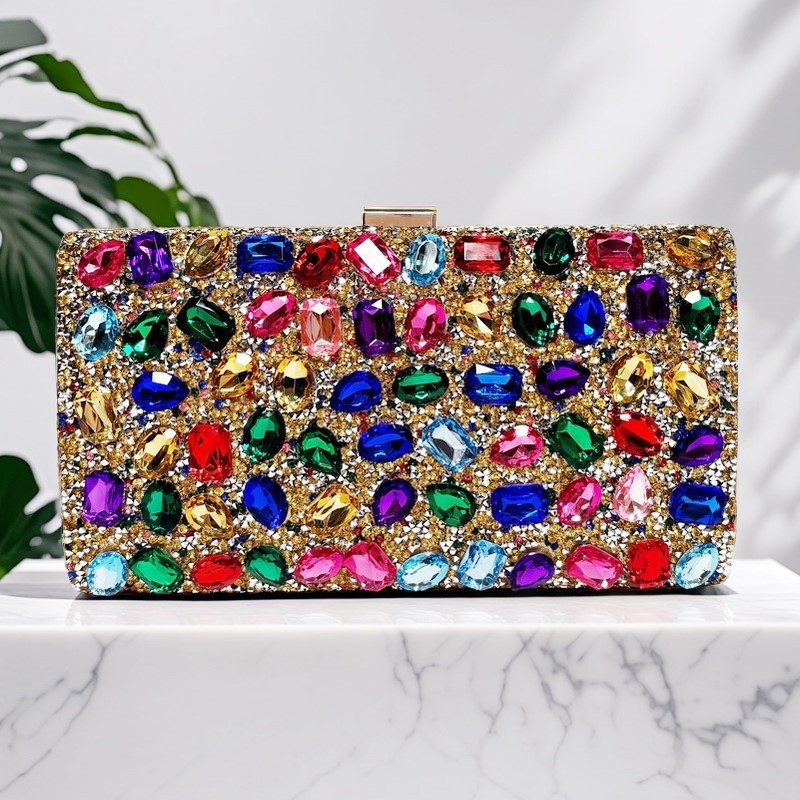 Sac à main avec poignée en mét - Women Bags Gold avis et prix