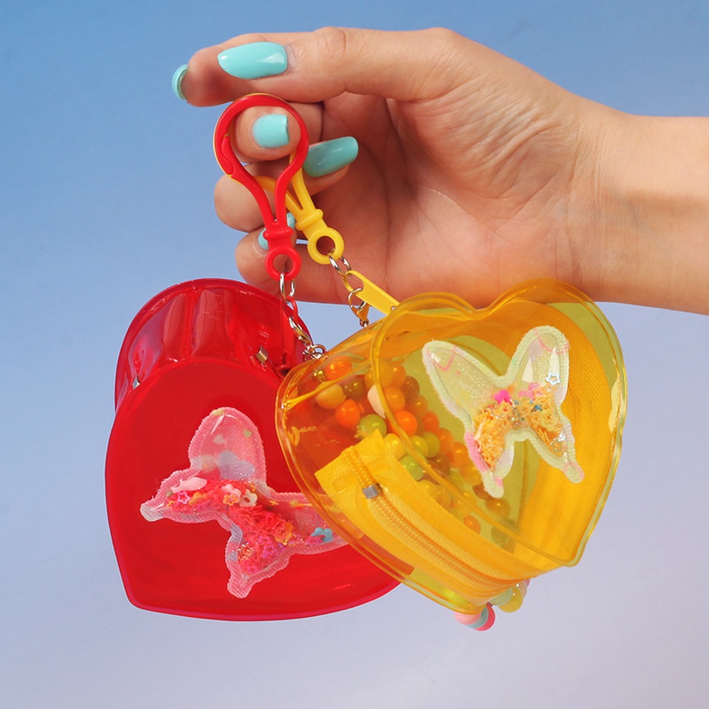 Porte-monnaie papillon transpa - Jelly Bag Clear Pvc avis et prix