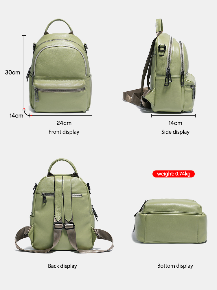 Zency-Sac à dos en cuir pour f - Women Bags White avis et prix