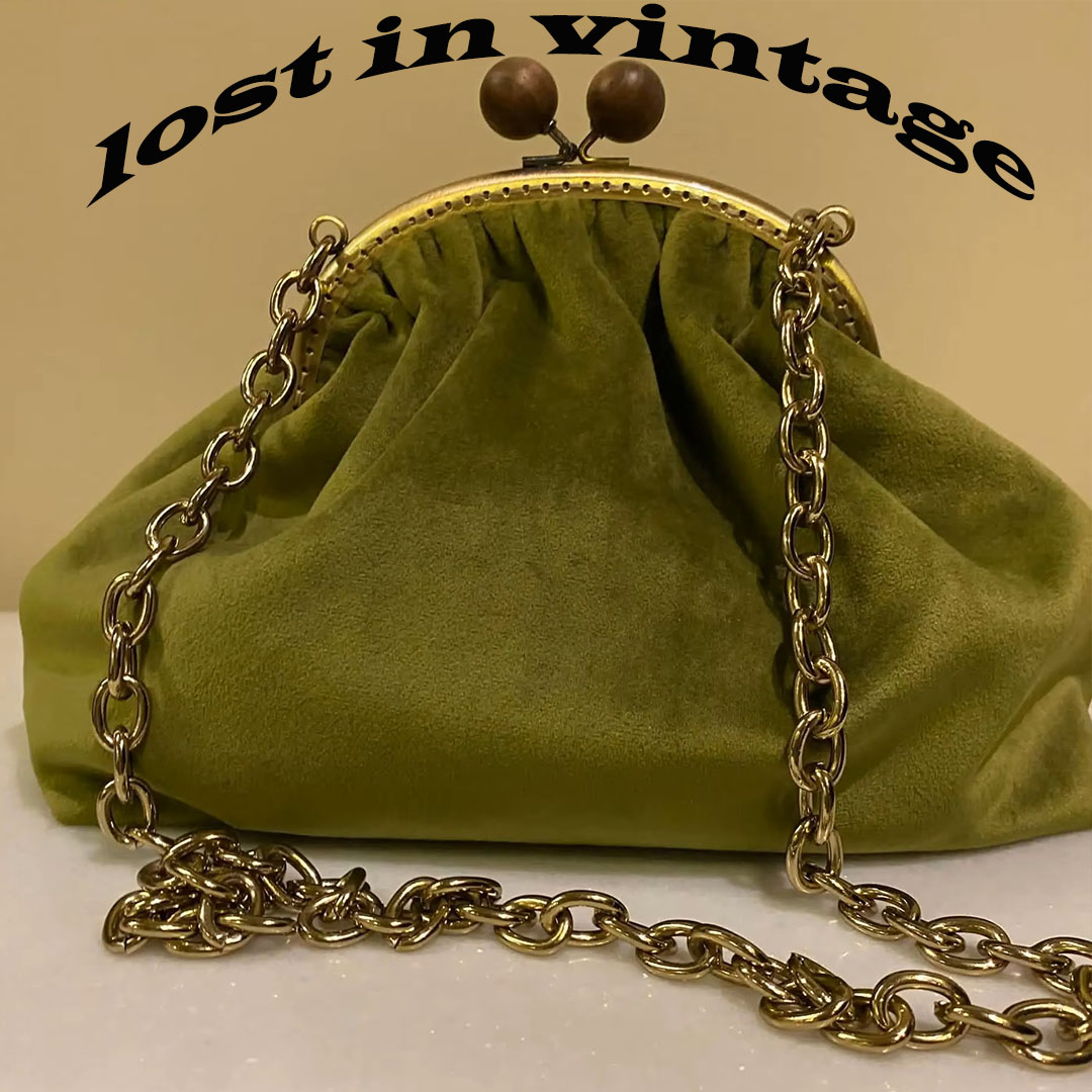 Sac de soirée vintage en velou - Women Bags Gold avis et prix