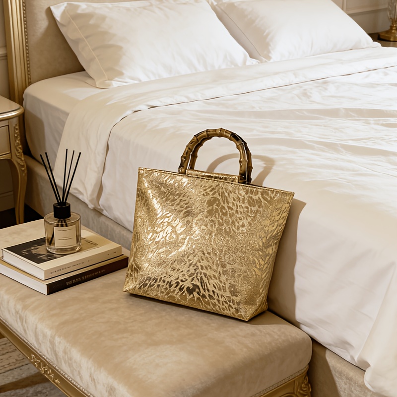 Sac fourre-tout en jacquard do - Women Bags Gold avis et prix