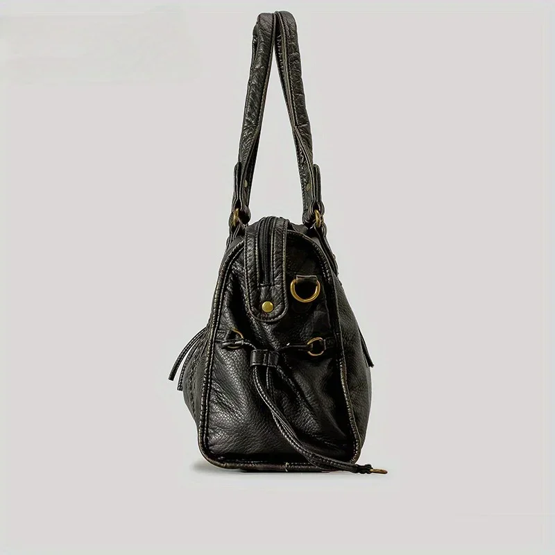 Sac fourre-tout Vintage en cui - Women Bags Gold avis et prix