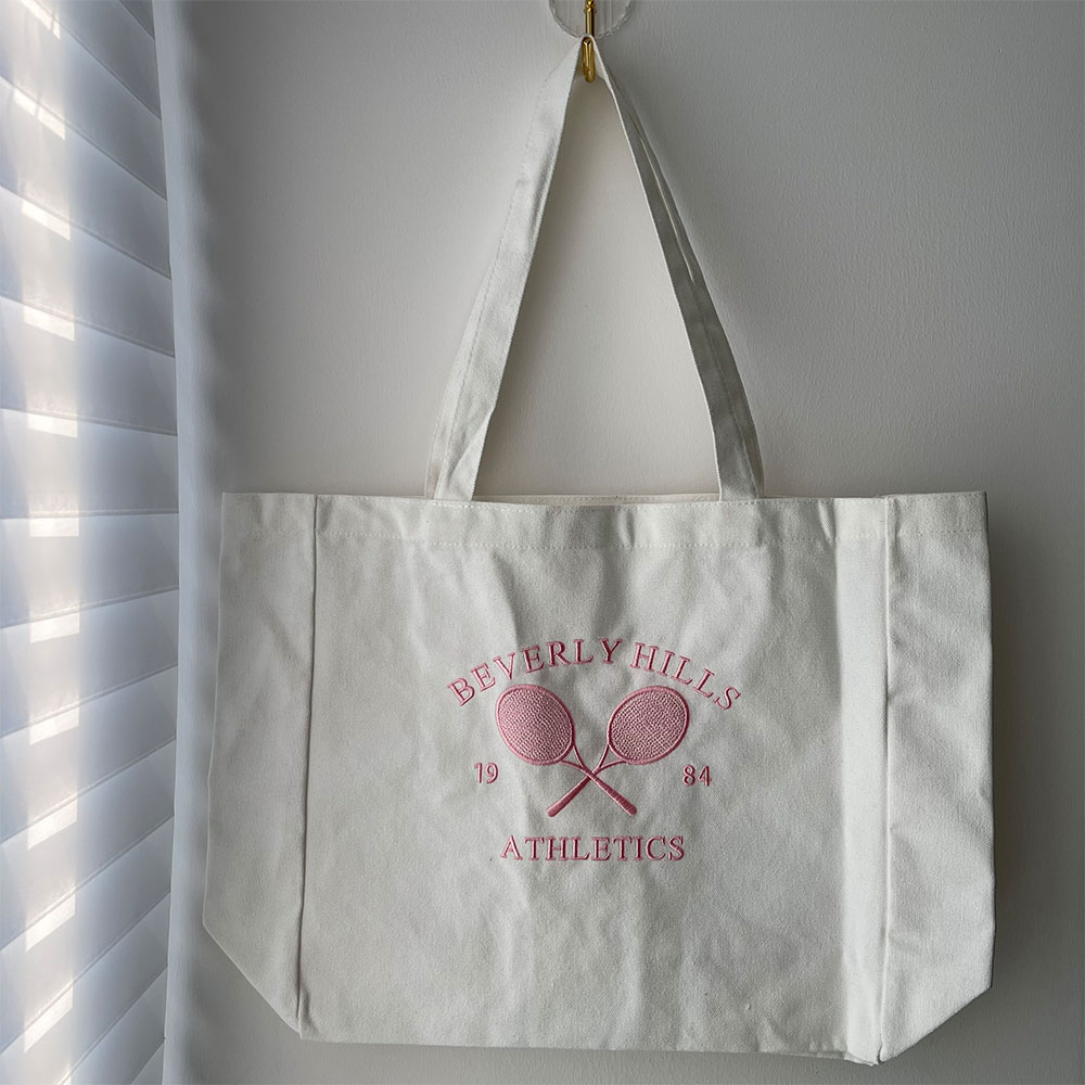 Sac à provisions en toile brod - Women Bags Ck avis et prix