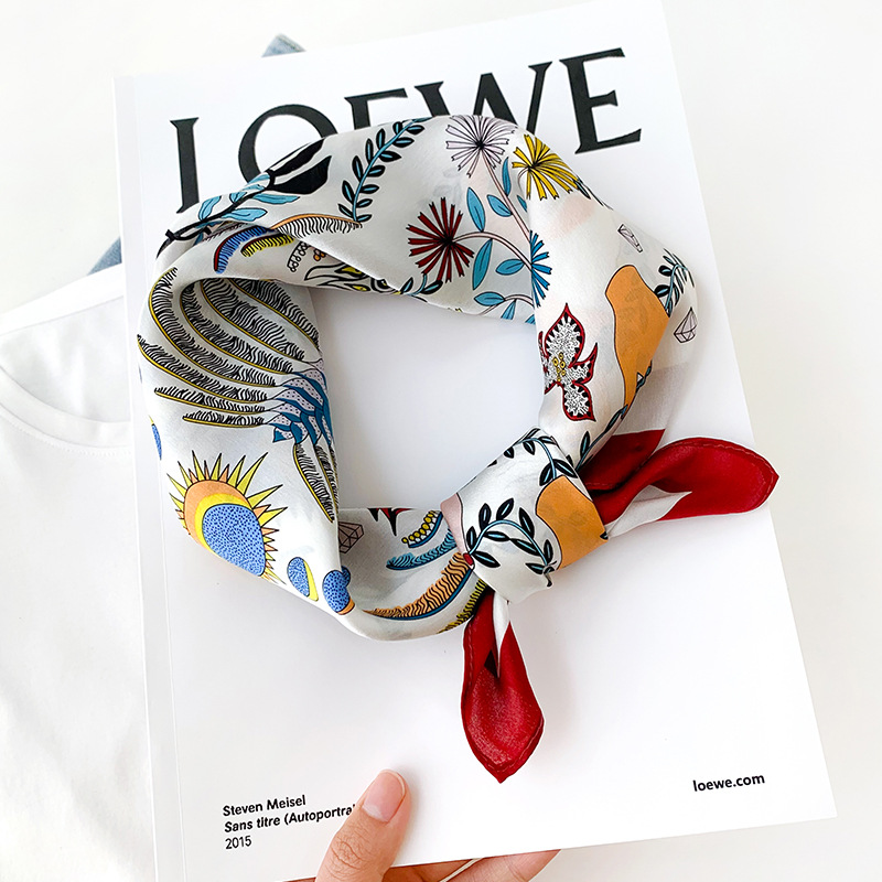 Femmes 70*70 cm carré Foulard  - Women Bags Online avis et prix