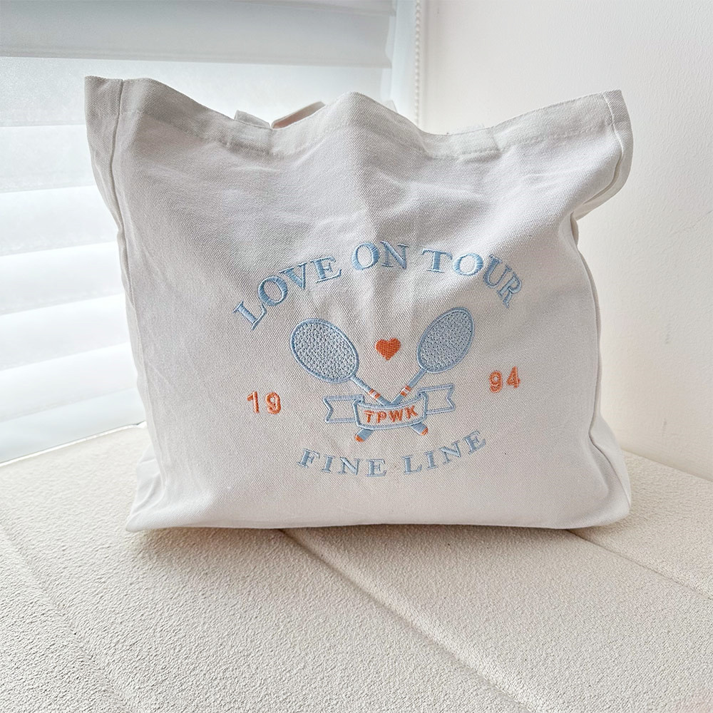 Love on Tour-Sac en toile brod - Women Bags Ck avis et prix