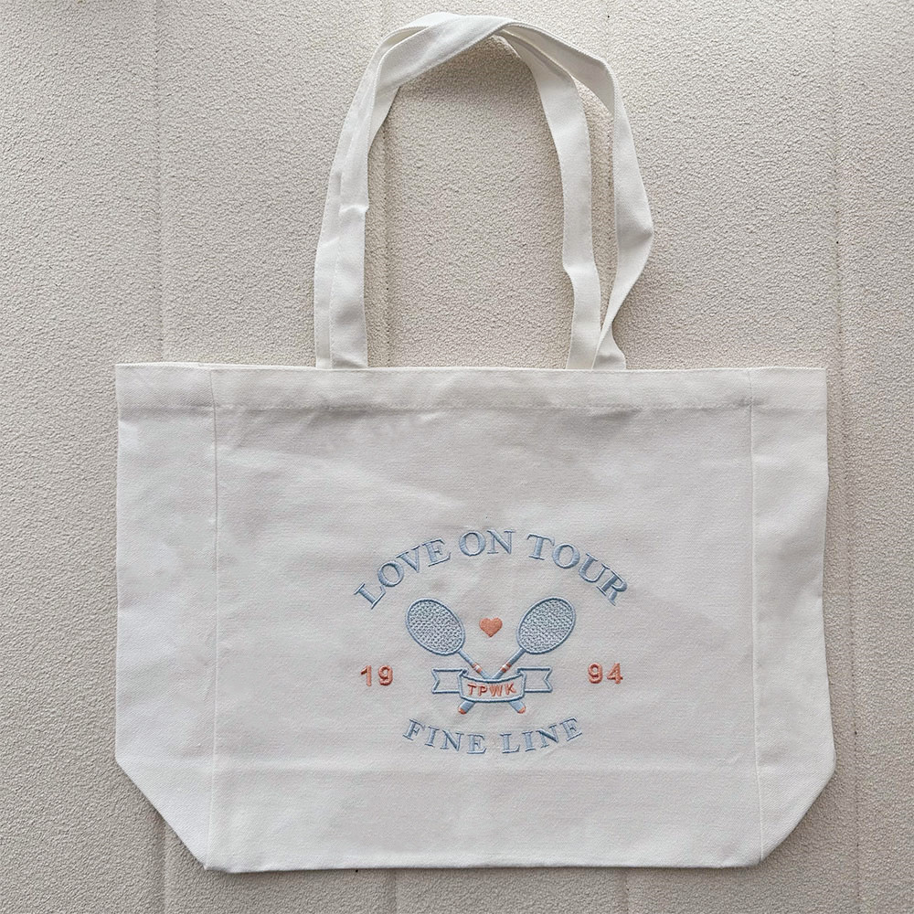 Love on Tour-Sac en toile brod - Women Bags Ck avis et prix