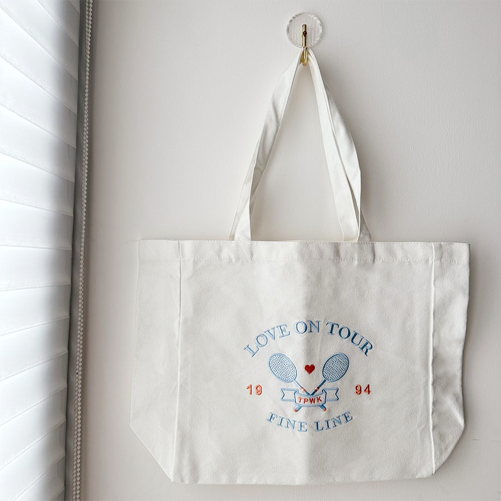 Love on Tour-Sac en toile brod - Women Bags Ck avis et prix