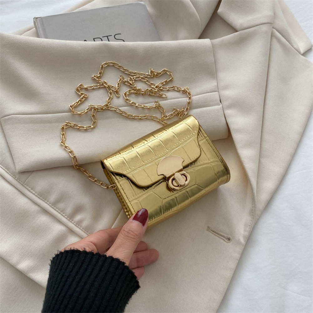 Mini sac, sac de niche jaune e - Women Bags Gold avis et prix