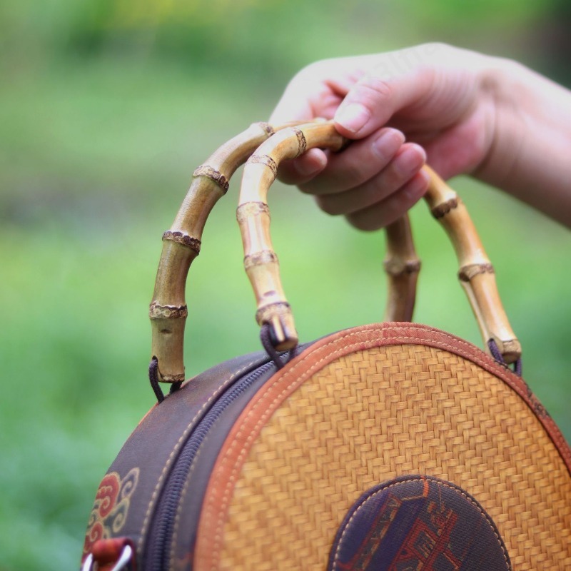 Sac à bandoulière rond en tiss - Women Bags Crossbody avis et prix