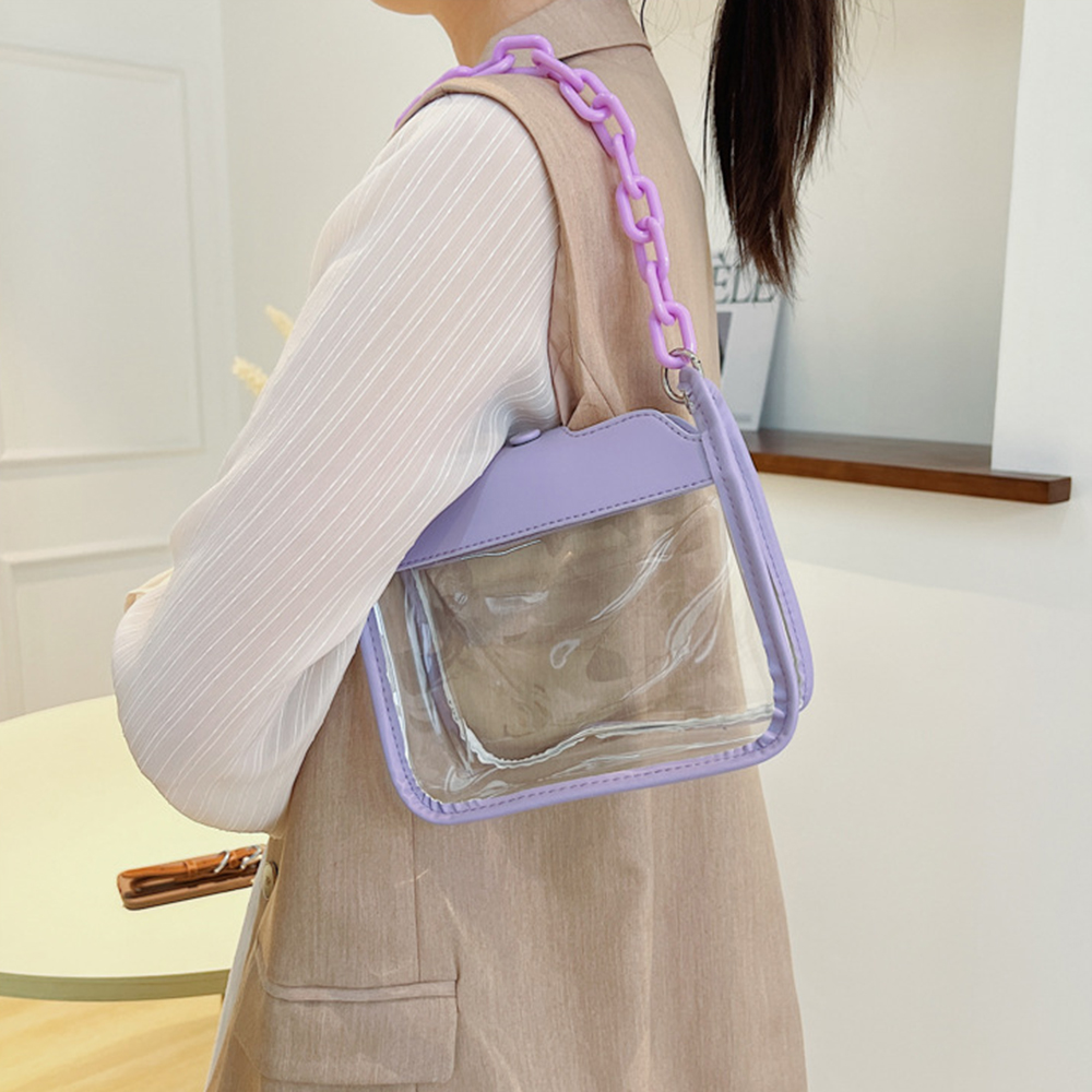 Sac à bandoulière transparent  - Jelly Bag Clear Pvc avis et prix