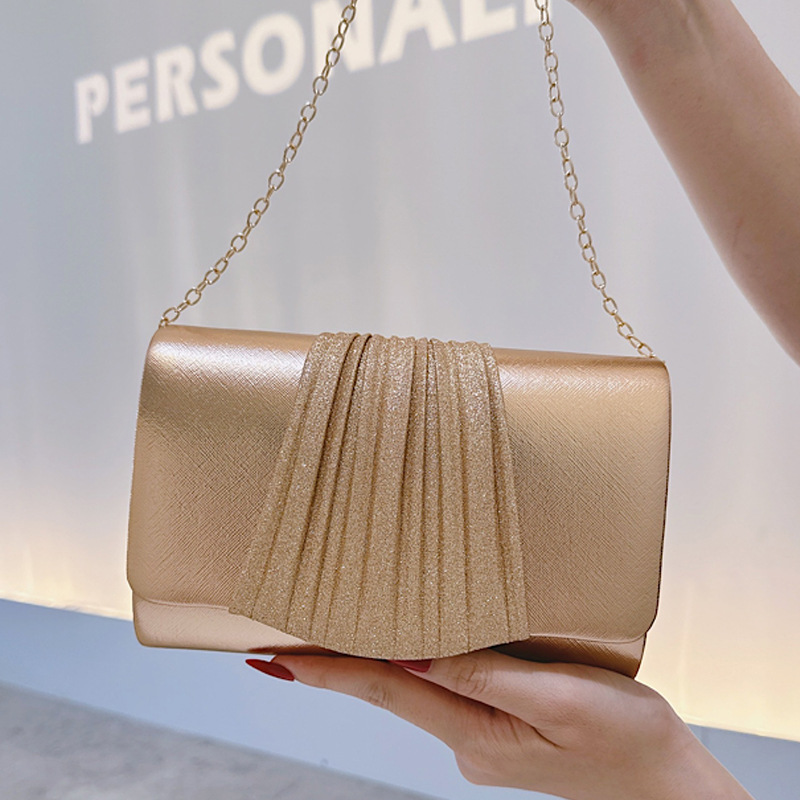 Petite pochette de soirée doré - Women Bags Gold avis et prix