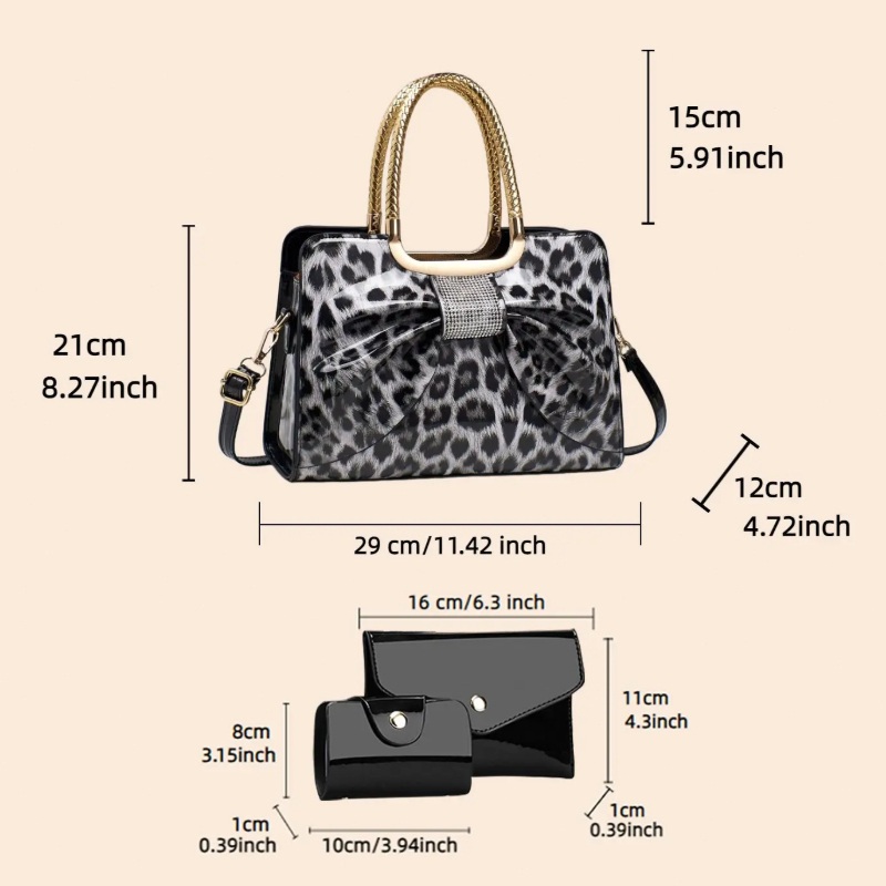Sac pour femme à imprimé léopa - Women Bags Crossbody avis et prix